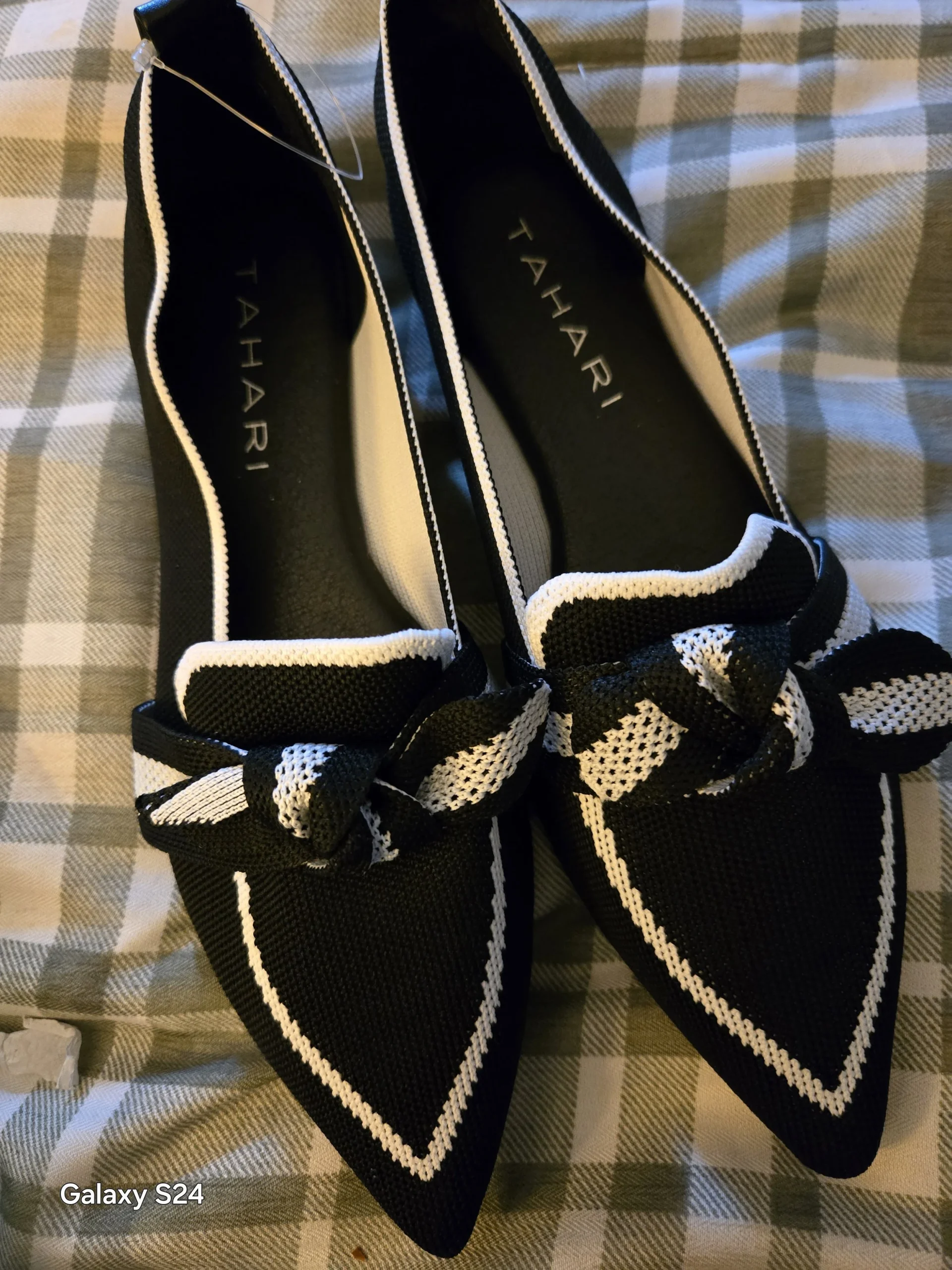 TAHARI CONTRAST SLIP ON FLAT- FLORENTIA Size 8.5 New - Image 3