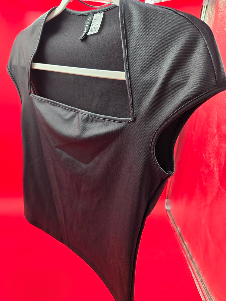 Fashion NOVA spandex faux leather black New - Image 2