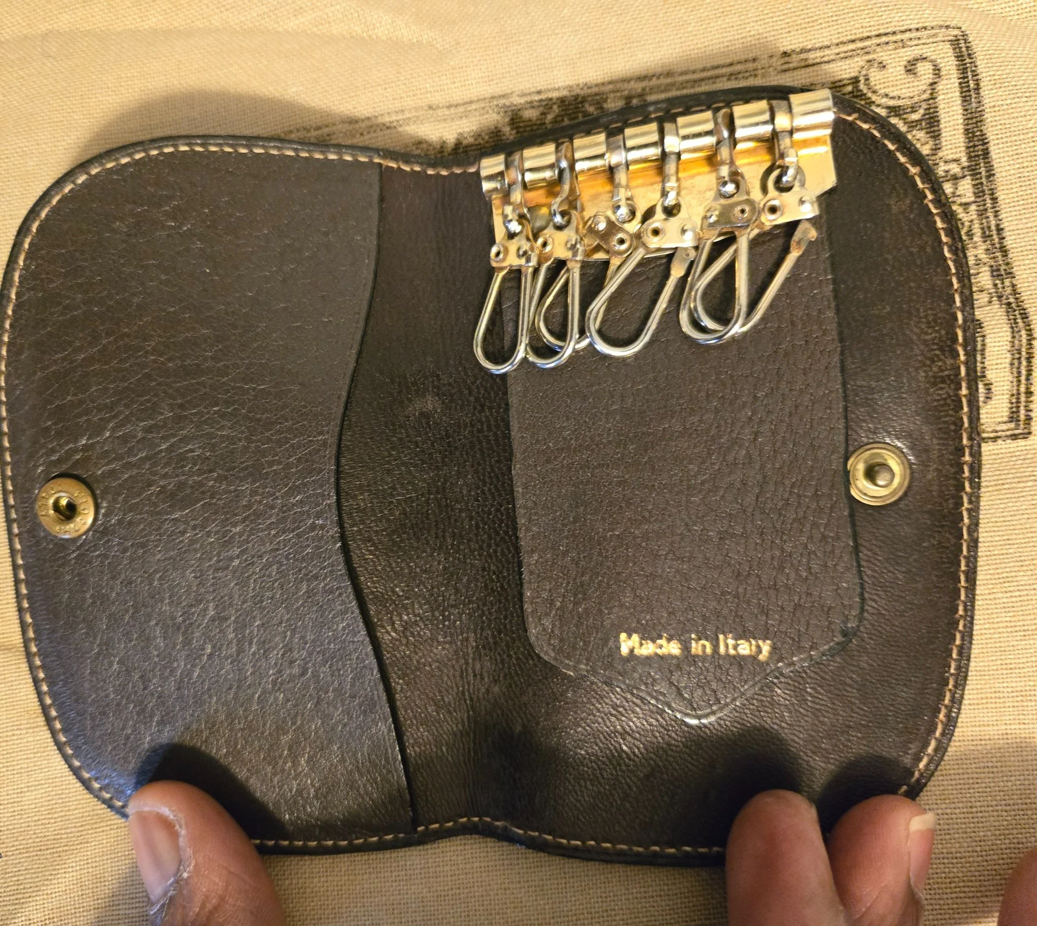 GUCCI VINTAGE 80'S KEYs CASE 6 pre-Loved. - Image 2