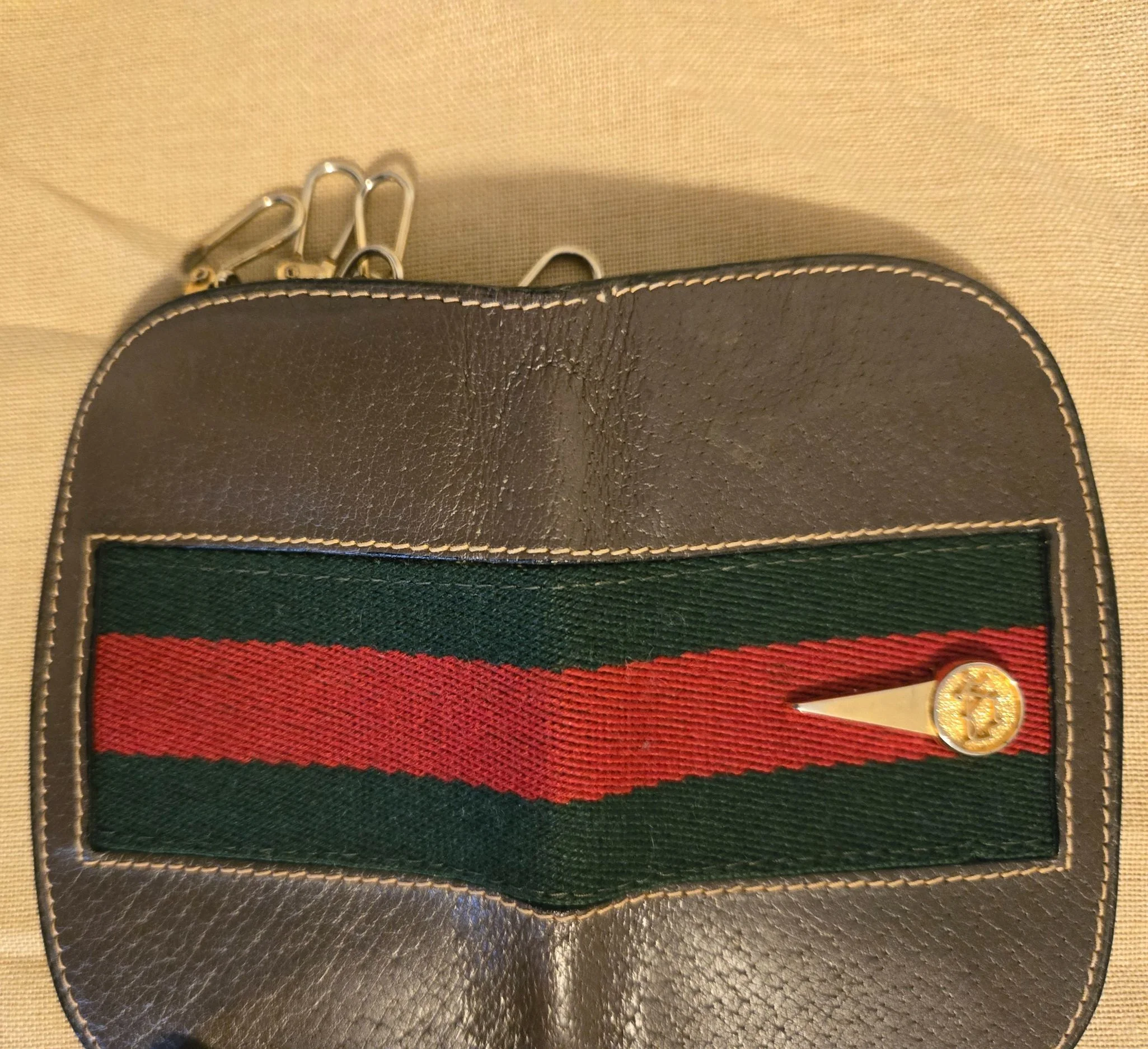GUCCI VINTAGE 80'S KEYs CASE 6 pre-Loved. - Image 3