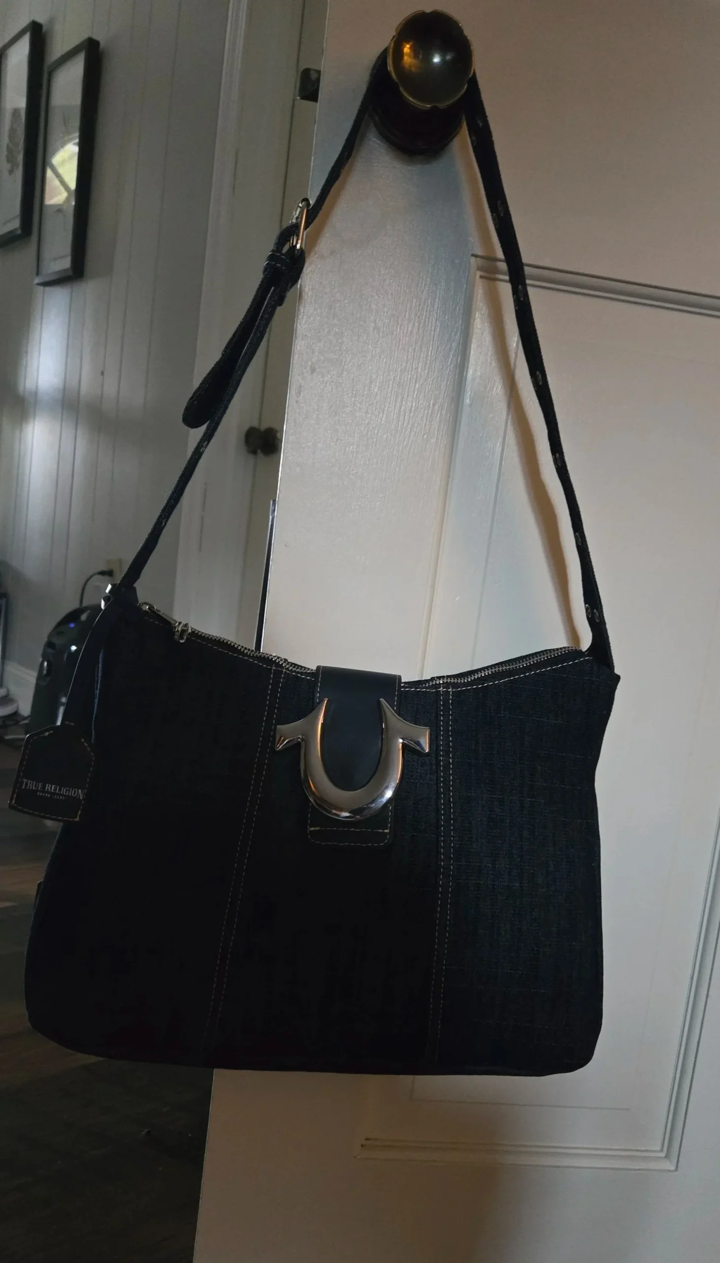 True Religion Crossbody Denim Bag - Image 2