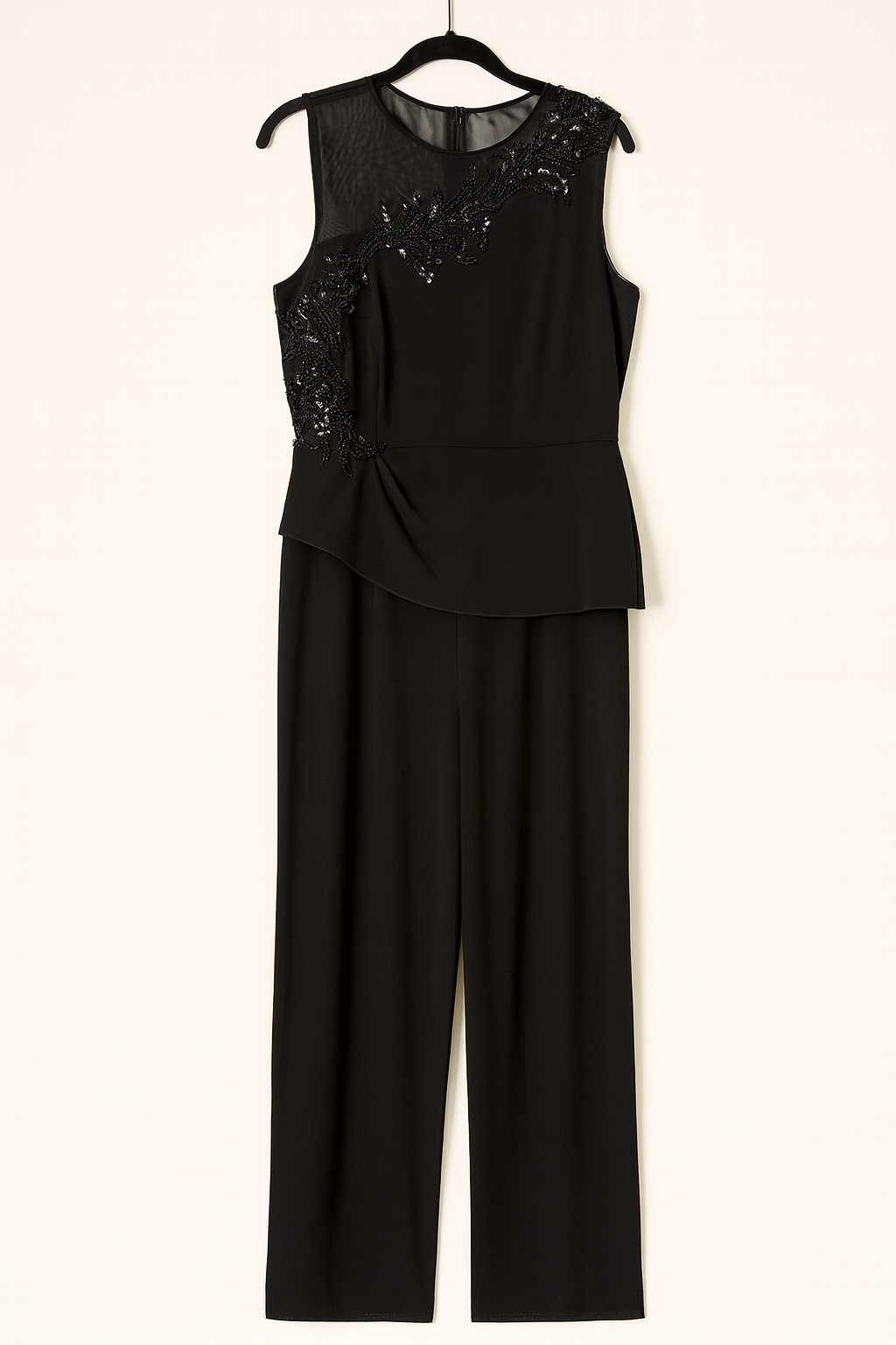R & M RICHARDS ELEGANT, BLACK JUMPER, SLEEVELESS - Image 2